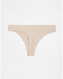 Бежевые трусики из трех трусов Cat Weekday
