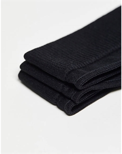 Черные трусы-стринги Cat из трех штук Weekday