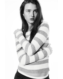 Вязаный свитер в рубчик H&m