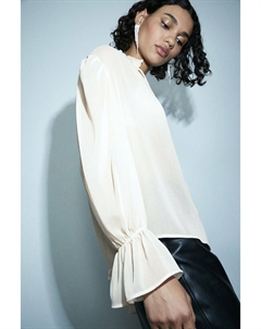 Шифоновая блузка с аппликацией H&m