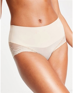 Бежевые кружевные трусы-хипстеры Undie-tectable Spanx