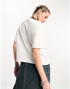 Белая непринужденная футболка Perfect Weekday