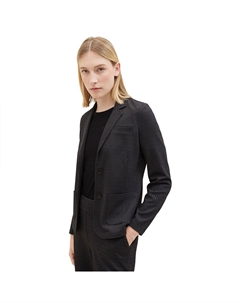 Блейзер 1038711 Checked, серый Tom tailor