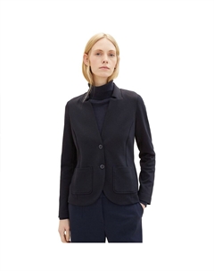 Блейзер 1038703 Ottoman Structure, синий Tom tailor