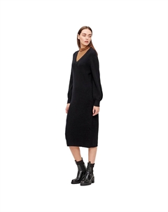 Платье миди Malena Long Sleeve, черный Object