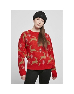 Толстовка Oversized Christmaser, красный Urban classics