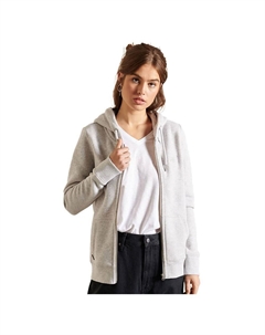 Толстовка Vintage Logo Embroidered Full Zip, розовый Superdry