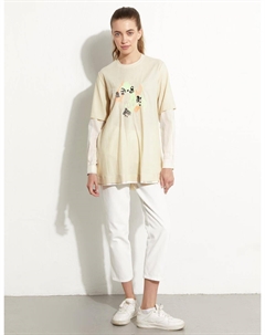 Многослойная туника с вышивкой Kayra