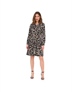 Платье миди Newpiper Long Sleeve, черный Jdy