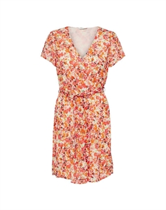 Платье с коротким рукавом Lucie Fr, оранжевый Only