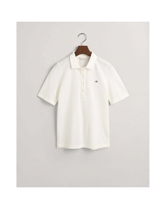 Поло с коротким рукавом Slim Shield, бежевый Gant