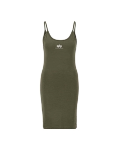 Платье без рукавов Basic Small Logo, зеленый Alpha industries