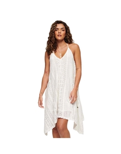 Платье миди Vintage All Lace Sleeveless, бежевый Superdry