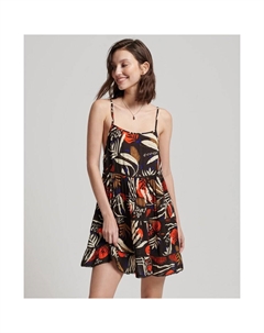 Платье Vintage Mini Beach Cami, черный Superdry