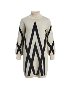 Платье с длинным рукавом Ray, бежевый Object