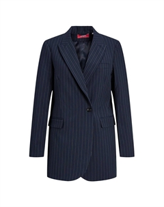 Блейзер Mary Striped, синий Jack & jones