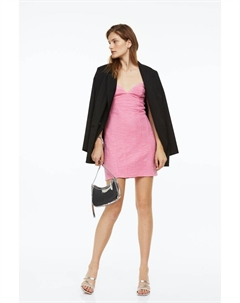 Облегающее платье без рукавов, розовый меланж H&m