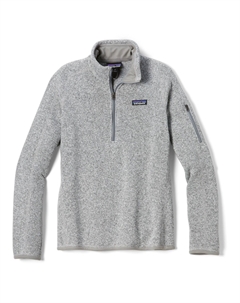 Флисовый пуловер Better Sweater с молнией в четверть — женский, белый Patagonia