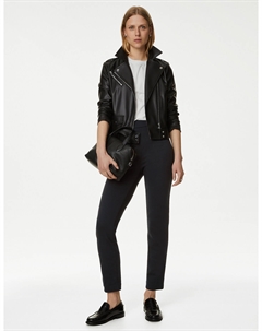 Узкие брюки Grazer из джерси до щиколотки, темно-синий Marks & spencer