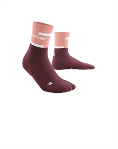 Носки The Run Compression Mid Cut, розовый Cep