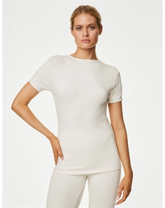 Термотоп с короткими рукавами Heatgen Plus, крем Marks & spencer