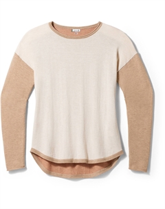 Свитер с цветными блоками Shadow Pine — женский, хаки Smartwool