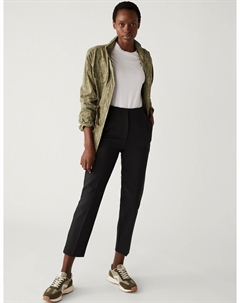 Зауженные брюки Grazer до щиколотки, черный Marks & spencer