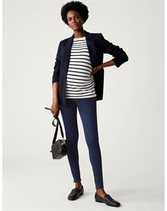 Джеггинсы с завышенной талией для беременных, индиго микс Marks & spencer