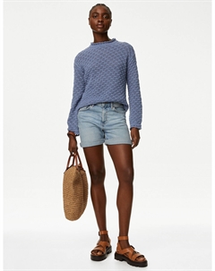 Джинсовые шорты-бойфренды Marks & spencer