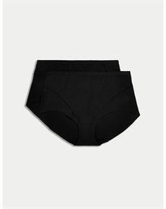 2 шт. полные трусы Light Control без VPL, черный Marks & spencer