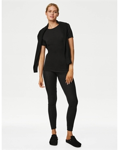 Термотоп с короткими рукавами Heatgen Plus, черный Marks & spencer