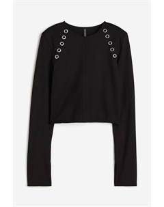 Топ Grommet-detail, черный H&m
