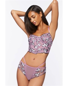 Сетчатые трусики-бабочки Cheeky, черный Forever 21