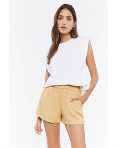 Шорты средней посадки в бумажном пакете, сафари Forever 21