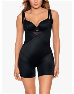 Короткое боди Tummy Tuck Wear Your Own Bra Bike, черный Miraclesuit