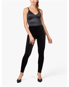 Бархатные леггинсы, черные Spanx