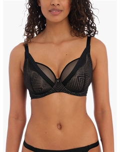 Бюстгальтер с глубоким вырезом на косточках Tailored High Apex, черный Freya