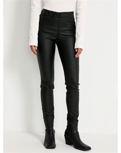 Джеггинсы из искусственной кожи с покрытием Ada, черные Kaffe