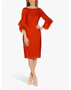 Платье из крепа, красное Adrianna papell