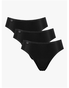 Трусики Tai из микрофибры 24/7, 3 шт., черные Sloggi