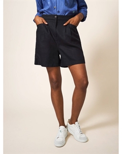 Льняные шорты Rowena, черные White stuff