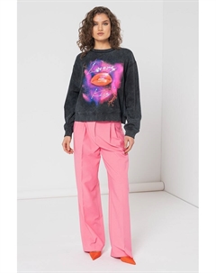 Брюки с косыми карманами и широкими штанинами, розовый Hugo