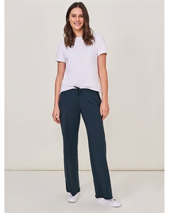 Широкие джоггеры из органического хлопка Dolce, темно-синие White stuff