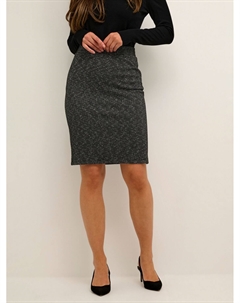 Юбка-карандаш длиной выше колена Tippie, Черный/Мел Kaffe