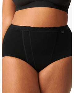 Трусы Control Maxi, 2 шт., черные Sloggi