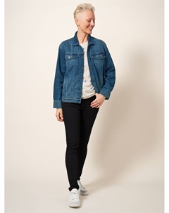 Джинсовая куртка Dayton, темно-синий White stuff