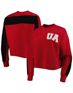 Женский пуловер с цветными блоками Gameday Couture Crimson Alabama Crimson Tide Back To Reality, толстовка с цветными блоками Unbranded