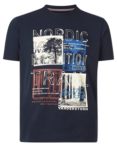Футболка Tandrup, темно-синий Jan vanderstorm