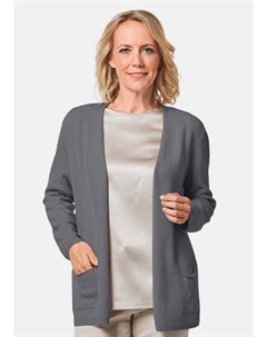 Кардиган Kaschmir Longstrickjacke, серый Goldner