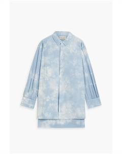 Туника из жатого хлопка цвета амбруаз тай-дай, синий Nili lotan